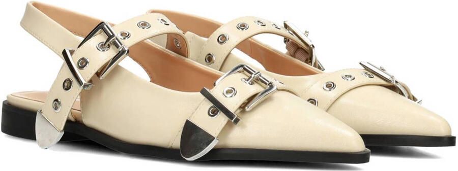 POSH by Poelman Julie lak slingback loafers ecru - Foto 3