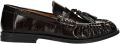 POSH by Poelman RHODE Dames Loafers Donker bruin - Donkerbruin