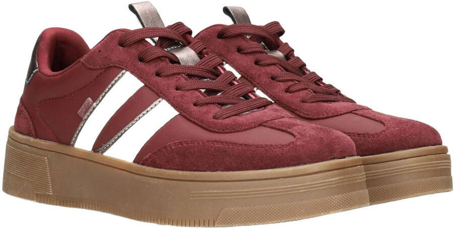 POSH by Poelman Sneakers Lilly 51 Bordeaux Rood Off White - Foto 3