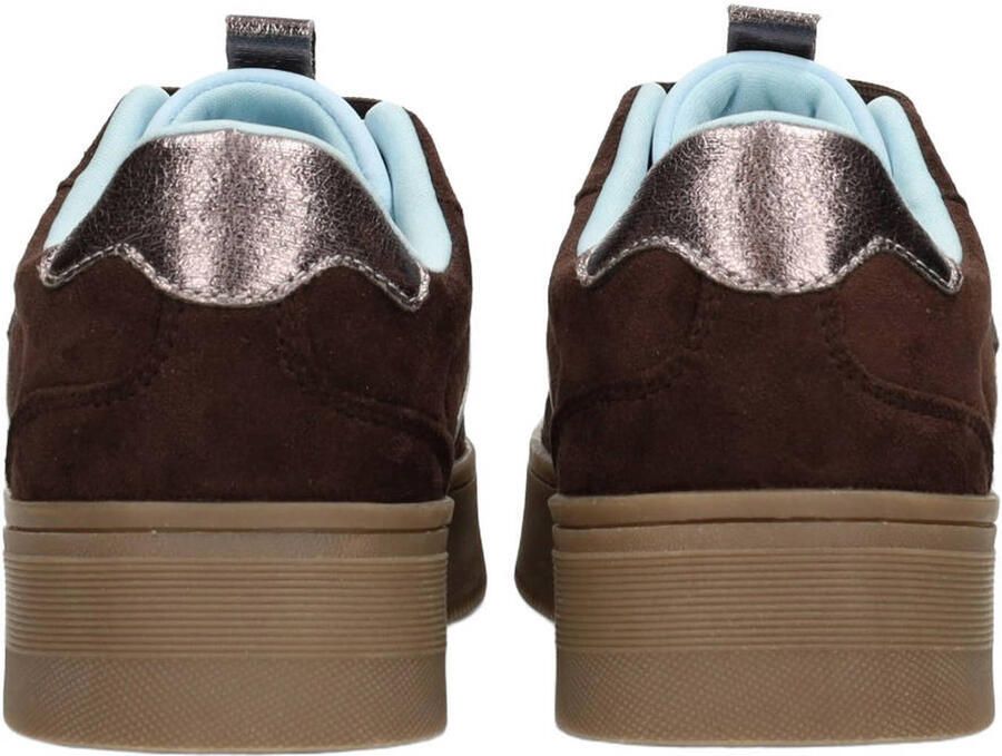 POSH by Poelman LILLY Dames Sneakers Middel bruin - Foto 2