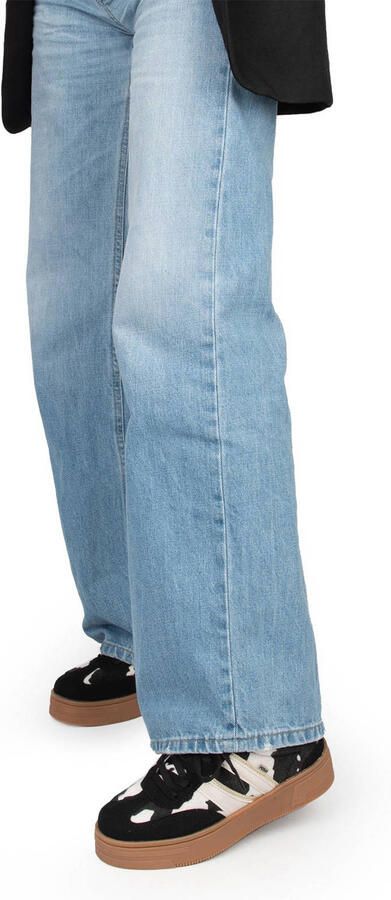 POSH by Poelman Lilly sneakers met koeienprint zwart wit