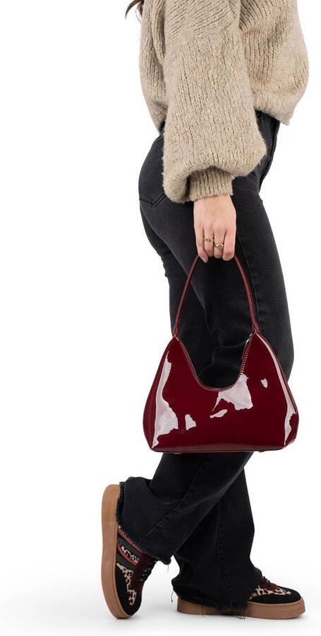 POSH by Poelman Lilly sneakers met panterprint zwart beige - Foto 2