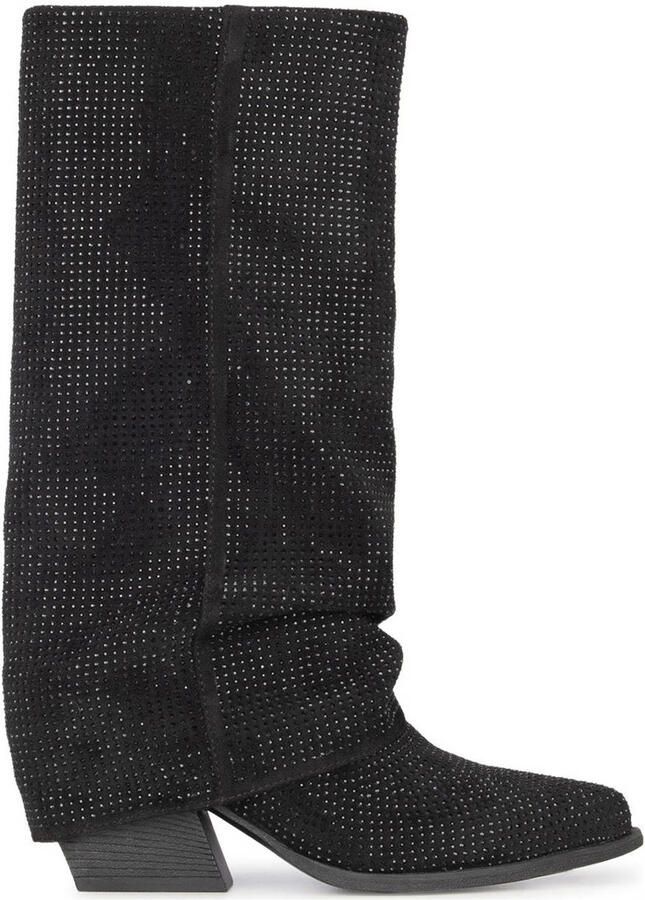 POSH by Poelman Lois cowboylaarzen met studs zwart
