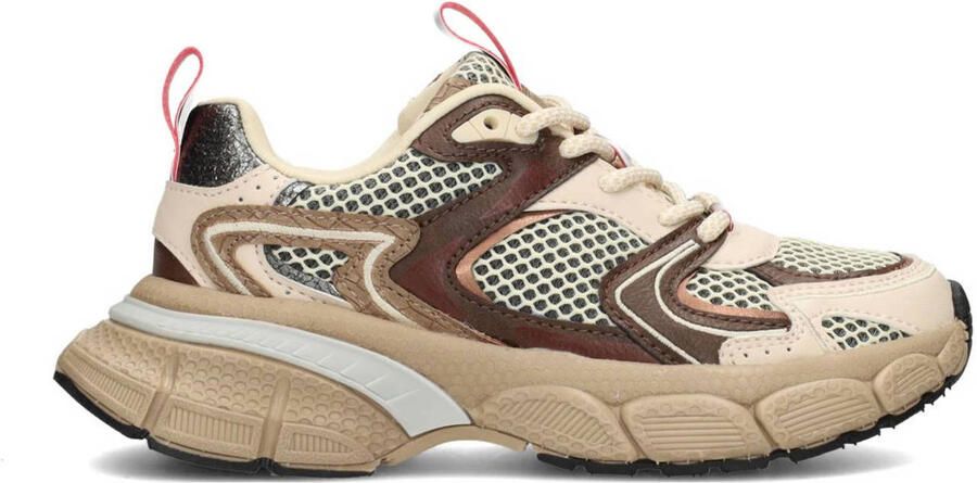 POSH by Poelman Lola chunky sneakers beige bruin