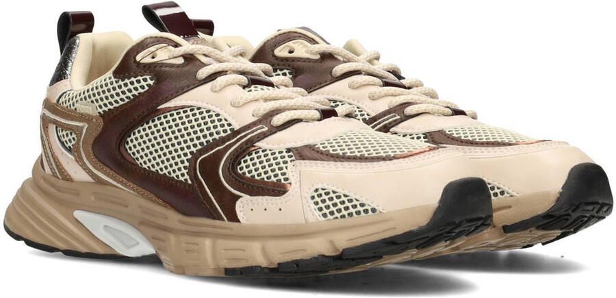 POSH by Poelman LOLA Dames Sneakers Bordeaux Met Bruine Combinatie - Foto 4