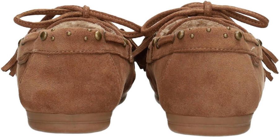 POSH by Poelman Mae suèdelook bootschoenen cognac - Foto 3