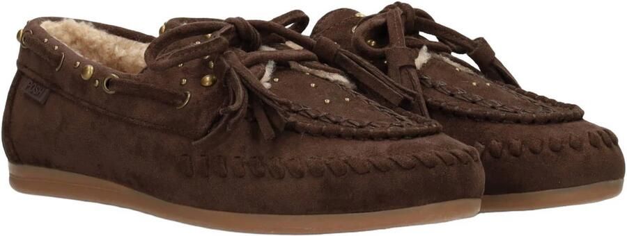 POSH by Poelman Mae suèdelook bootschoenen donkerbruin - Foto 2