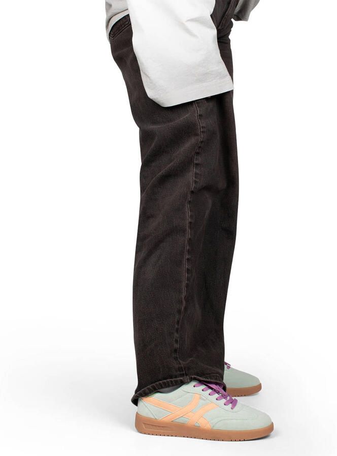 POSH by Poelman MEGAN Dames Sneakers Groen met combinatie - Foto 3
