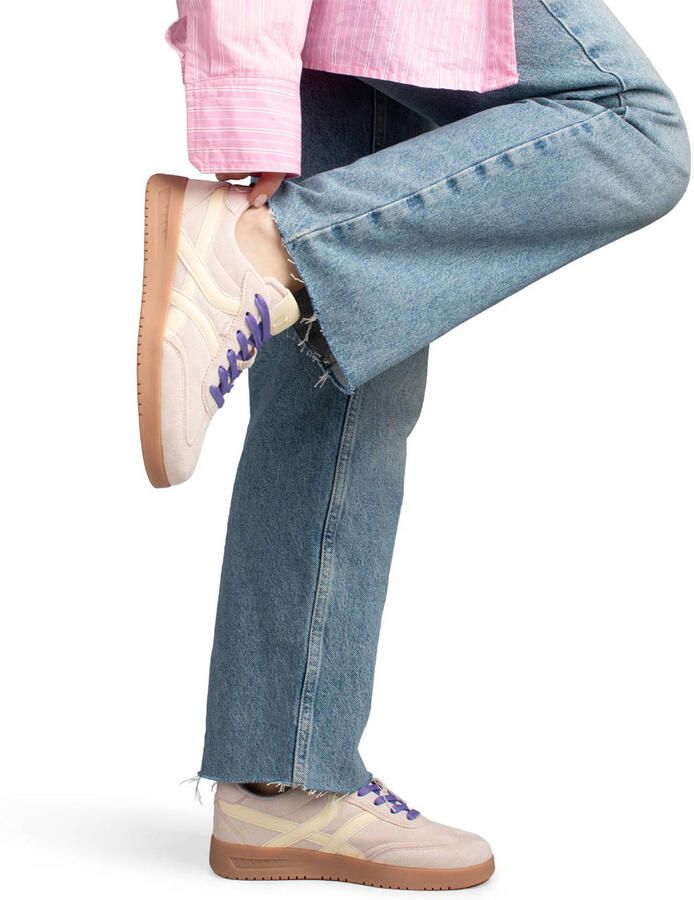 POSH by Poelman MEGAN Dames Sneakers Geel met combinatie - Foto 3