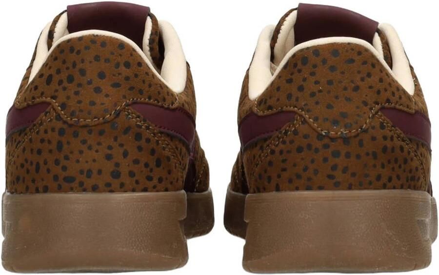 POSH by Poelman MEGAN Dames Sneakers Beige met dierenprint - Foto 2