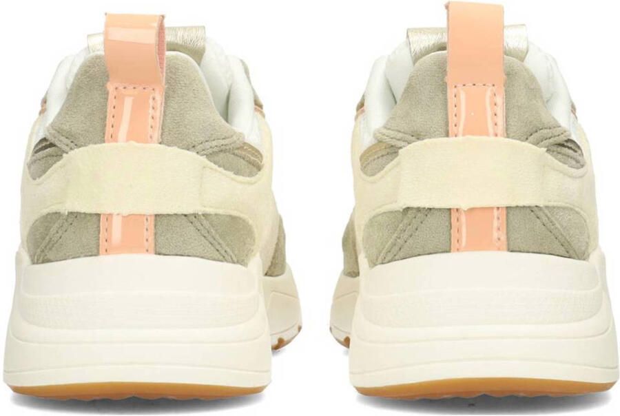 POSH by Poelman Rosie chunky sneakers wit lichtgroen - Foto 2