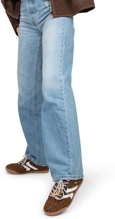 POSH by Poelman SKYE Dames Sneakers Bruin Met Dierenprint