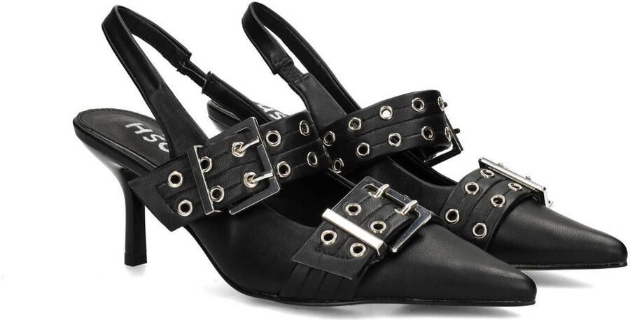 POSH by Poelman EVE Dames Slingbacks Zwart - Foto 3