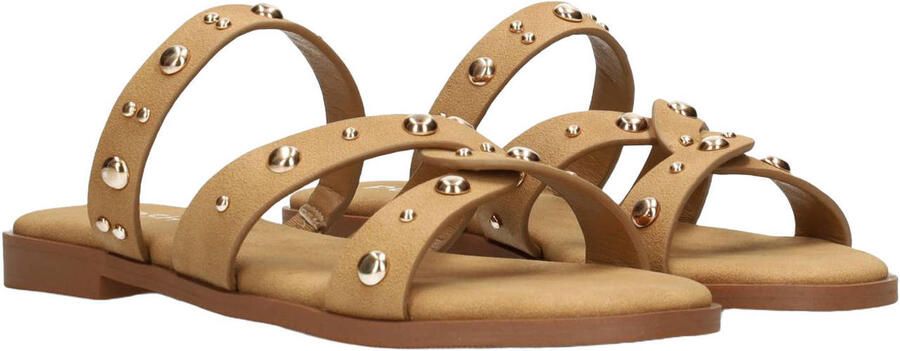 POSH by Poelman LINDE Dames Slippers Bruin - Foto 3