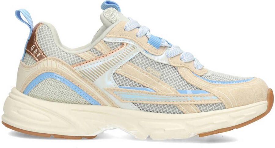 POSH by Poelman sneakers beige blauw