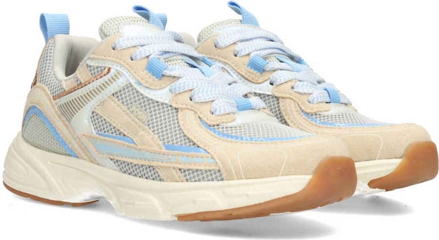 POSH by Poelman sneakers beige blauw - Foto 3