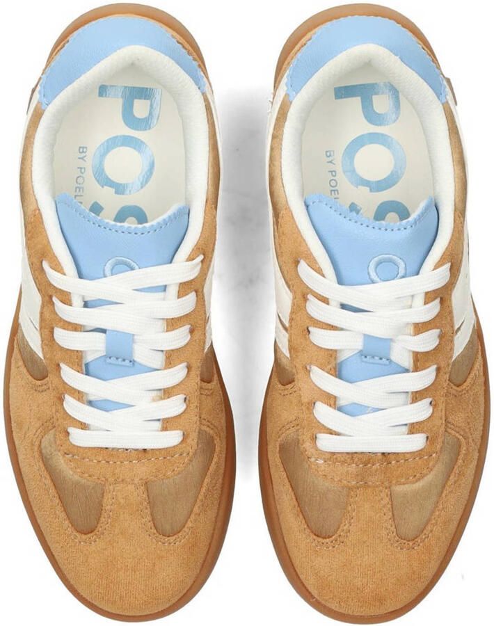 POSH by Poelman sneakers bruin wit blauw - Foto 2