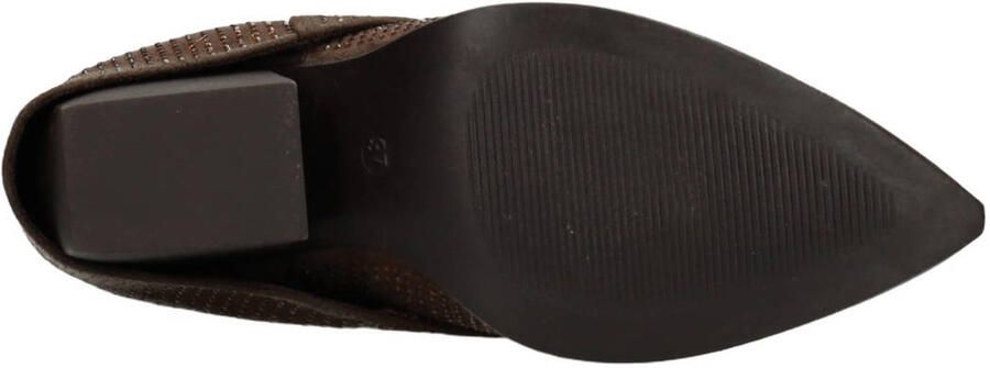 POELMAN PS LOIS laarzen studs dark brown Suedelook Dames - Foto 2