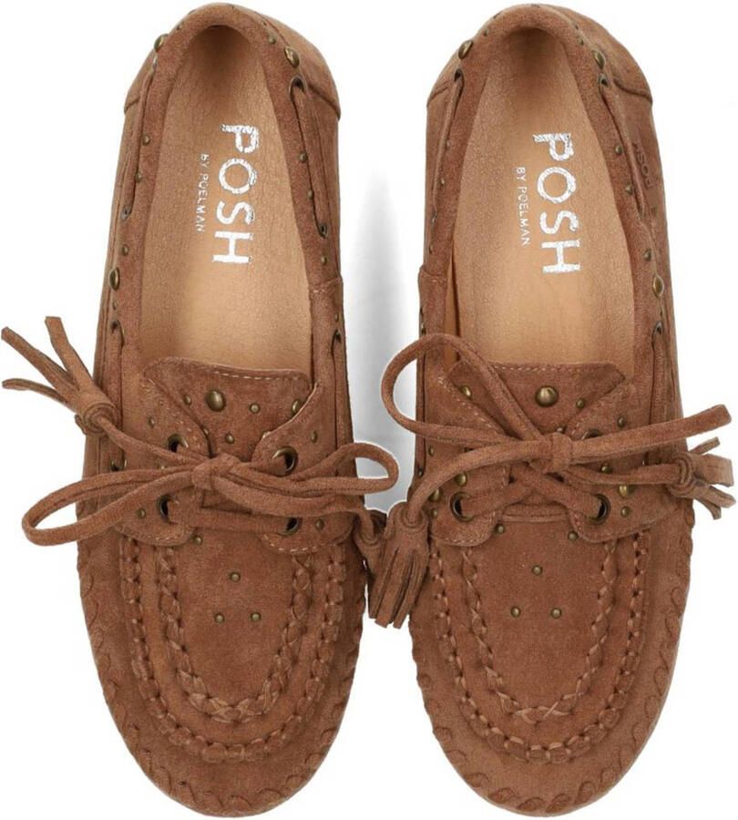 POSH by Poelman Taylor Dames Loafers Cognac - Foto 2