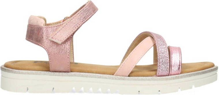 POSH by Poelman sandalen roze glitter