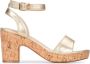 POSH by Poelman SUVI Damen Sandalen mit Absatz - Thumbnail 1