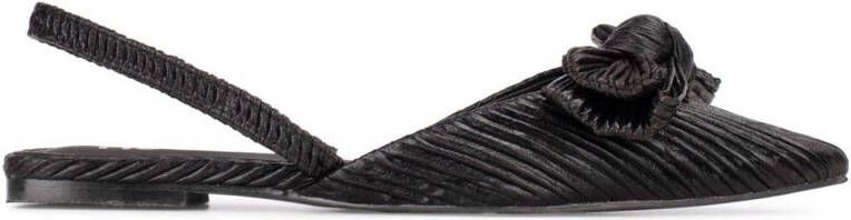 POSH by Poelman POSH by Poelman DamesPumps Slingbacks Zwart Synthetisch Instappers