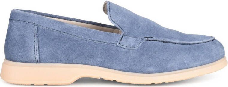 PS Poelman Andre suède loafers blauw