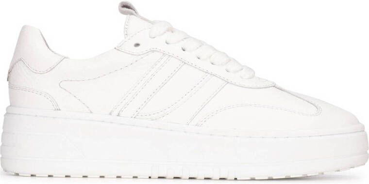 PS Poelman Anemone leren sneaker Anemone wit