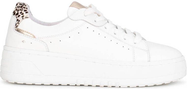 PS Poelman Anemone leren sneakers wit