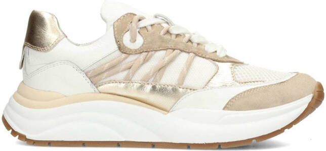 PS Poelman Charu chunky leren sneakers wit beige