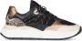 PS Poelman CHARU Dames Sneakers Beige met combinatie - Thumbnail 1