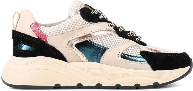 PS Poelman CIBEL Dames Sneakers Zwart Multi
