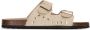 PS Poelman Emmie suède slippers beige - Thumbnail 1