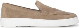 PS Poelman Gregory suède loafers taupe