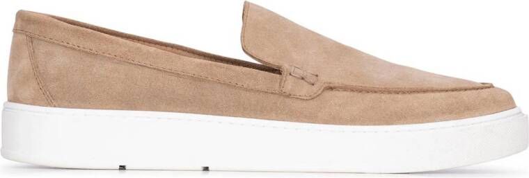 PS Poelman Gregory suède loafers taupe