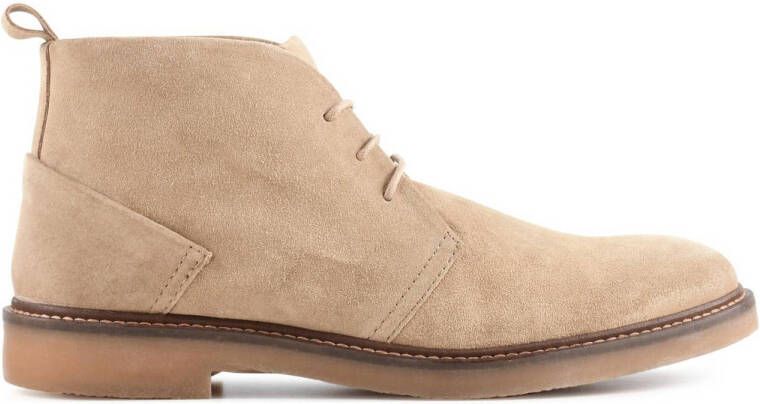 PS Poelman Halloween nubuck veterschoenen camel - Schoenen.nl