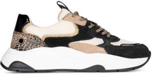 PS Poelman IVA Dames Sneakers Zwart met combinatie