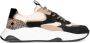POELMAN LPIVA-01POE Black Off white Zwart Mesh Lage sneakers Dames - Thumbnail 1