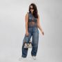 POELMAN Lpjana-06poe beige white platino Wit Leer Lage sneakers Dames - Thumbnail 1