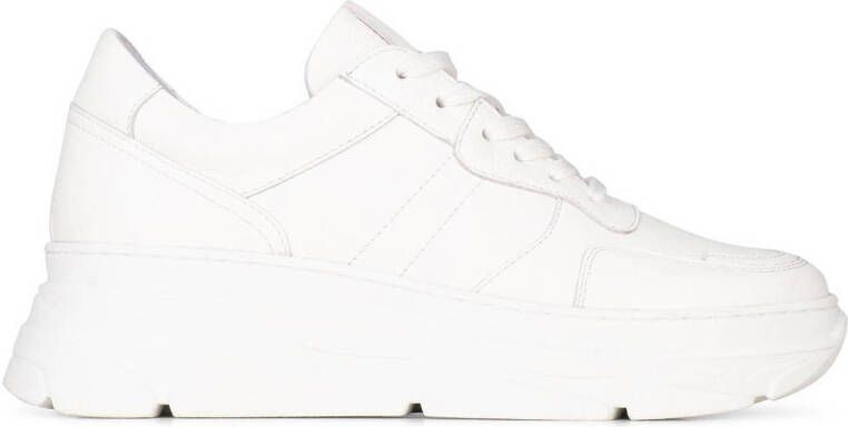 POELMAN LPJANA-08POE Sneaker white Wit Leer Lage sneakers Dames