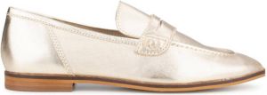 PS Poelman JENNY metallic leren loafers goud