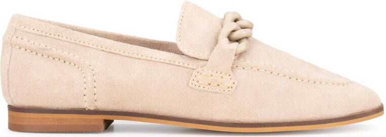 PS Poelman JENNY suède loafers beige