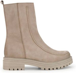 PS Poelman Monk 38 Taupe enkellaars