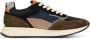 PS Poelman NASH heren sneakers Groen met combinatie - Thumbnail 1