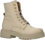 PS Poelman Mink-83 leren veterboots beige Meisjes Leer Effen 31 - Thumbnail 1