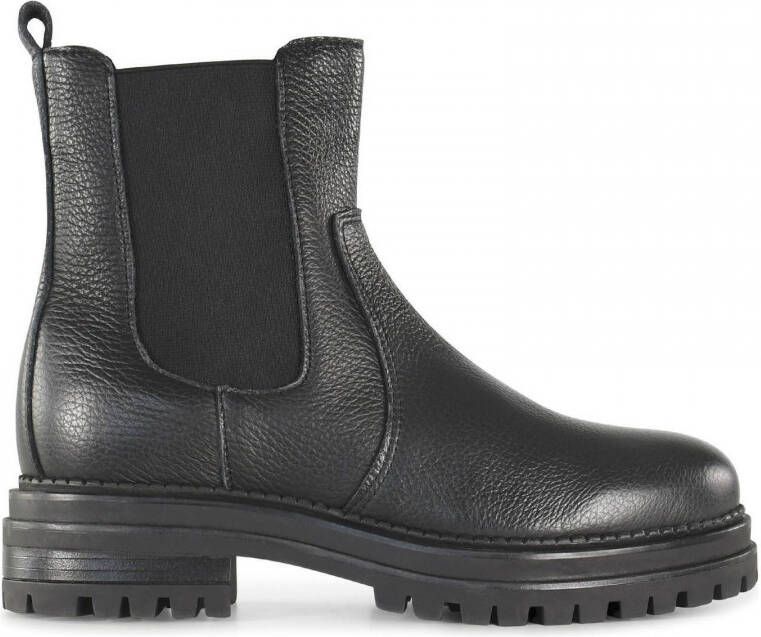 PS Poelman Luna leren chelsea boots zwart