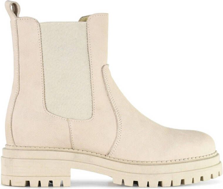 PS Poelman Luna nubuck chelsea boots beige