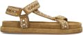 Poelman Platte sandalen MAG Dames - Bruin