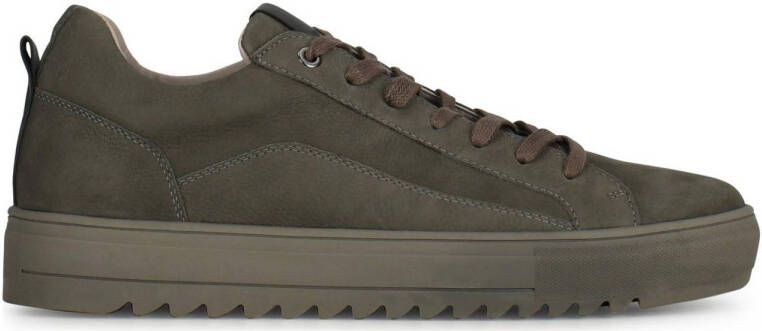 PS Poelman MIKE suede sneakers donkergrijs