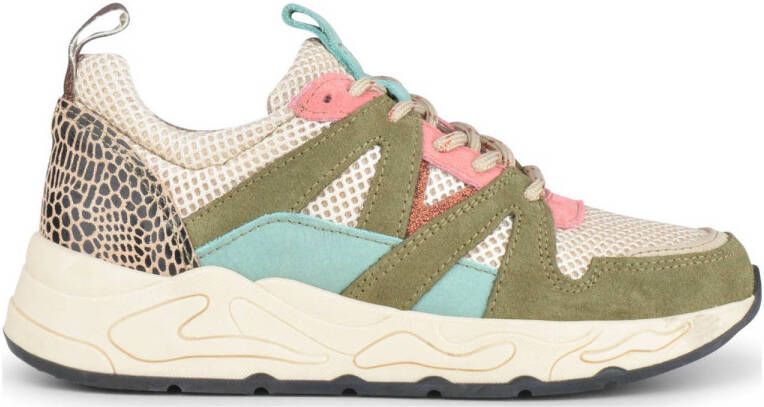 HIP H1266 Sneakers Wit Blauw Roze♥ | OnlineShoeShop.nl®